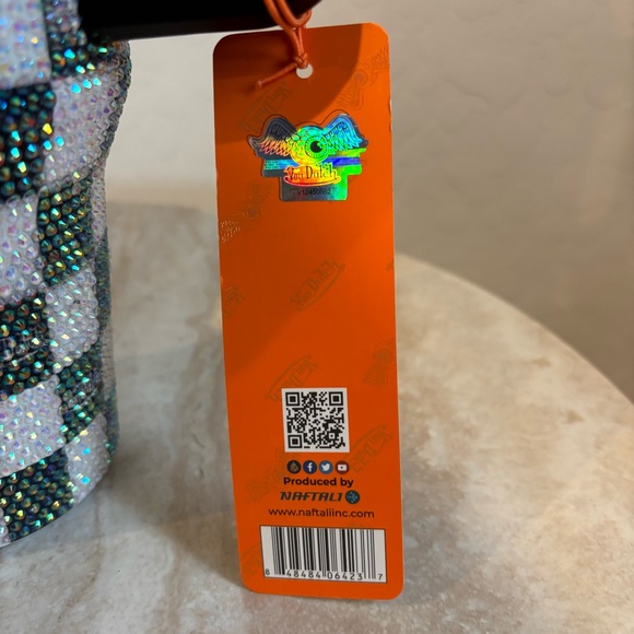 Von Dutch eyeball logo crystallized tumbler cup - Picture 8 of 10